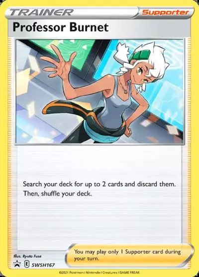 Professor Burnet SWSH167/307 SWSH Black Star Promos Pokemon card