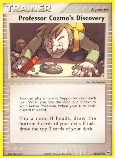 Professor Cozmo's Discovery 90/107 Deoxys Pokemon card
