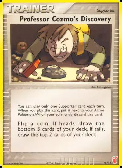 Professor Cozmo's Discovery 10/12 EX Trainer Kit 2 Plusle Pokemon card
