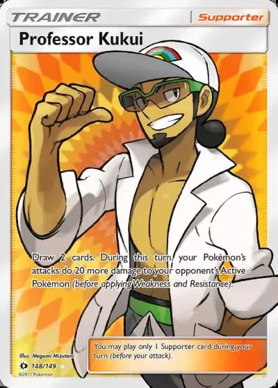 Professor Kukui 148/149 Sun & Moon Pokemon card