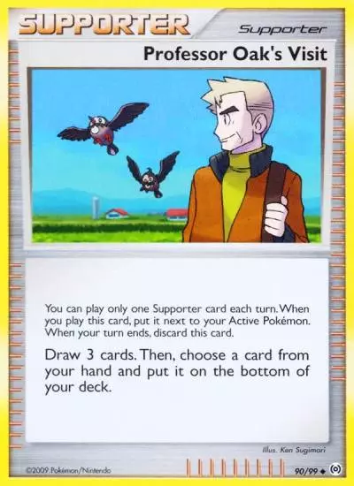 Professor Oak's Visit 90/99 Arceus Pokemon card