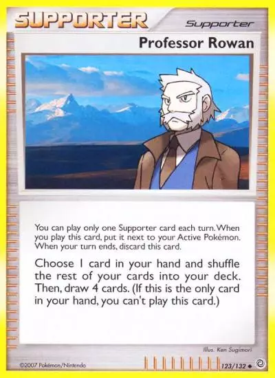 Professor Rowan 123/132 Secret Wonders Pokemon card
