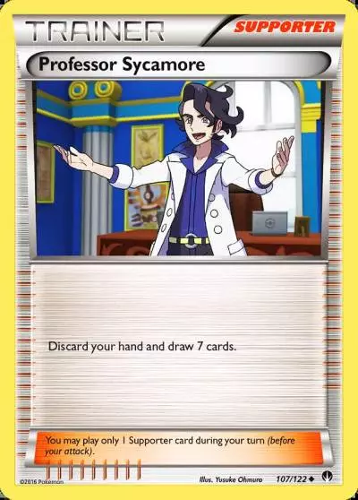 Professor Sycamore 107/122 BREAKpoint Pokemon card