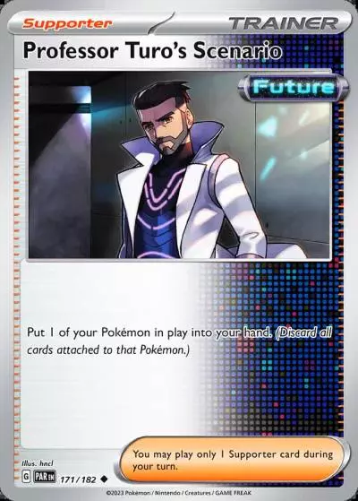 Professor Turo's Scenario 171/182 Paradox Rift Pokemon card