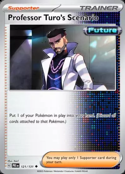 Professor Turo's Scenario 121/131 Prismatic Evolutions Pokemon card