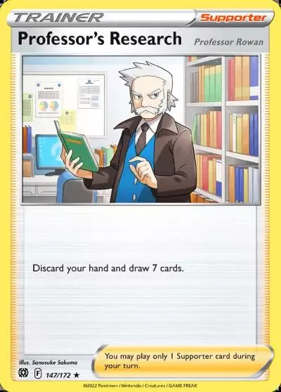 Professor's Research 147/172 Brilliant Stars Pokemon card