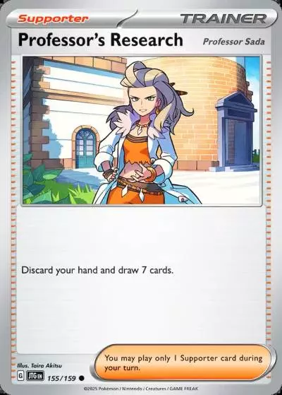 Professor's Research 155/159 Journey Together Pokemon card