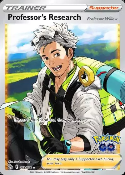 Professor's Research 78/78 Pokémon GO Pokemon card