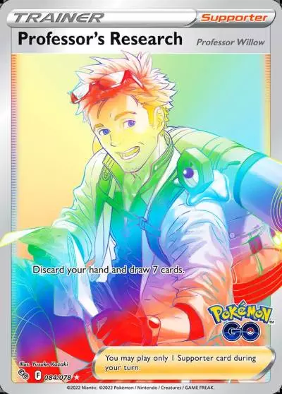 Professor's Research 84/78 Pokémon GO Pokemon card