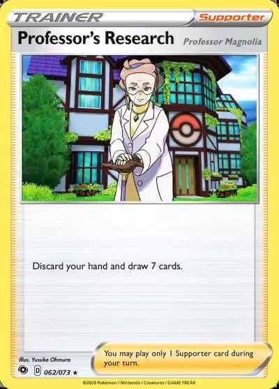 Professor's Research (Professor Magnolia) 62/73 Champion's Path Pokemon card