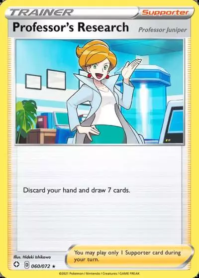 Professor's Research 60/72 Shining Fates Pokemon card