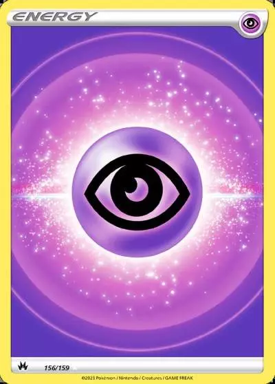 Psychic Energy 156/159 Crown Zenith Pokemon card