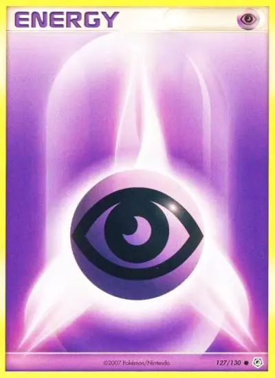 Psychic Energy 127/130 Diamond & Pearl Pokemon card