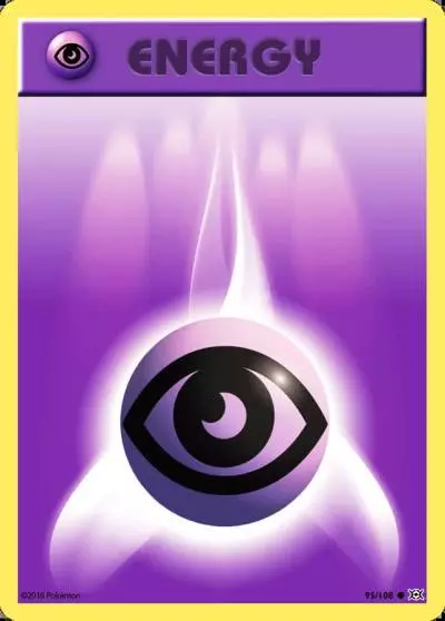 Psychic Energy 95/108 Evolutions Pokemon card