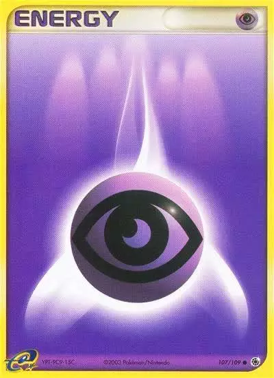 Psychic Energy 107/109 Ruby & Sapphire Pokemon card