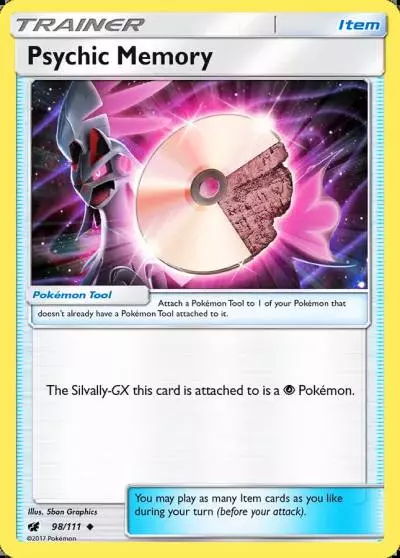 Psychic Memory 98/111 Crimson Invasion Pokemon card