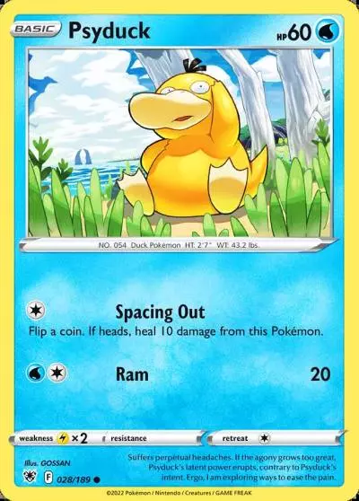 Psyduck 28/189 Astral Radiance Pokemon card