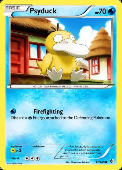 Psyduck 33/149 Boundaries Crossed Pokemon card
