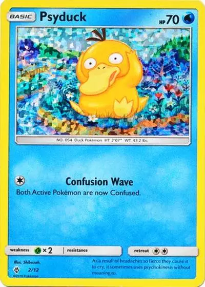 Psyduck 2/12 McDonald's Collection 2018 Pokemon card