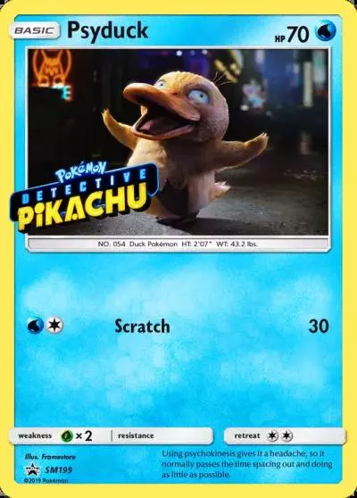 Psyduck SM199/248 SM Black Star Promos Pokemon card