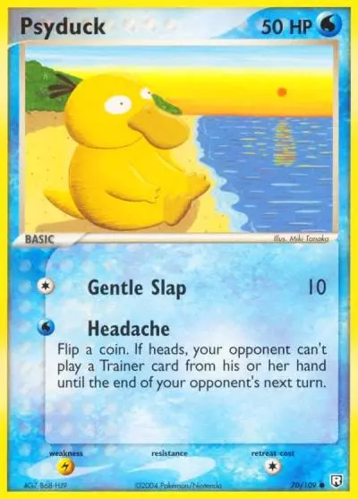 Psyduck 70/109 Team Rocket Returns Pokemon card