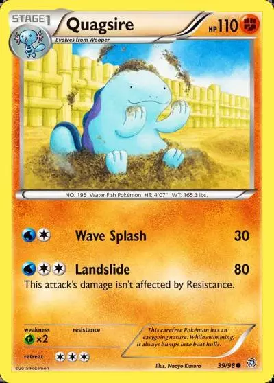 Quagsire 39/98 Ancient Origins Pokemon card
