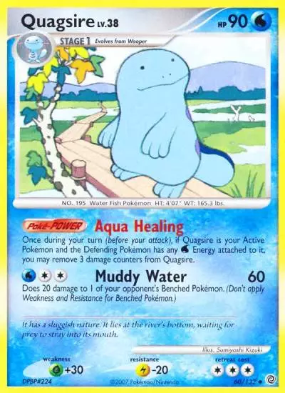 Quagsire 60/132 Secret Wonders Pokemon card