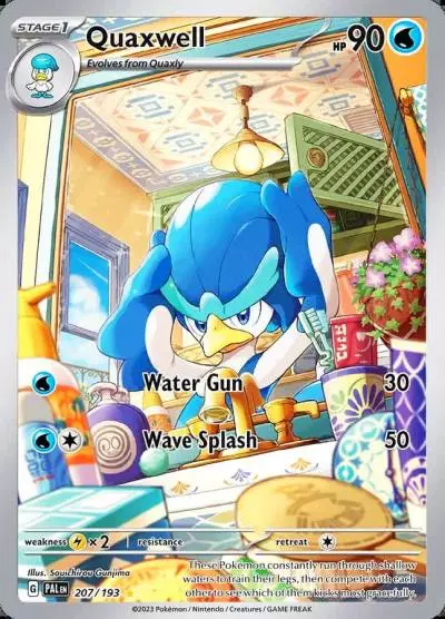 Quaxwell 207/193 Paldea Evolved Pokemon card