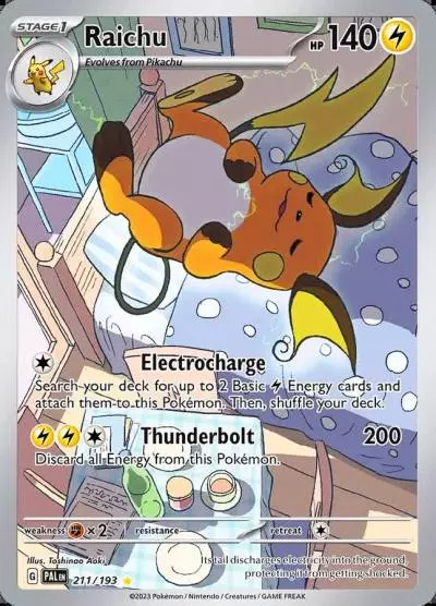 Raichu 211/193 Paldea Evolved Pokemon card