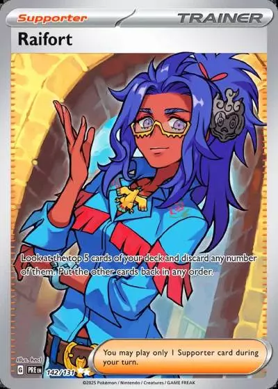 Raifort 142/131 Prismatic Evolutions Pokemon card