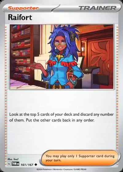 Raifort 161/167 Twilight Masquerade Pokemon card