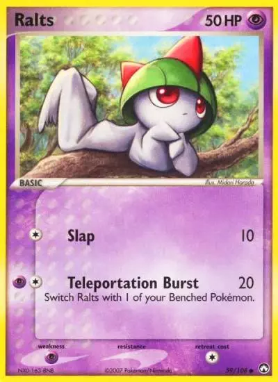Ralts 59/108 Power Keepers Pokemon card