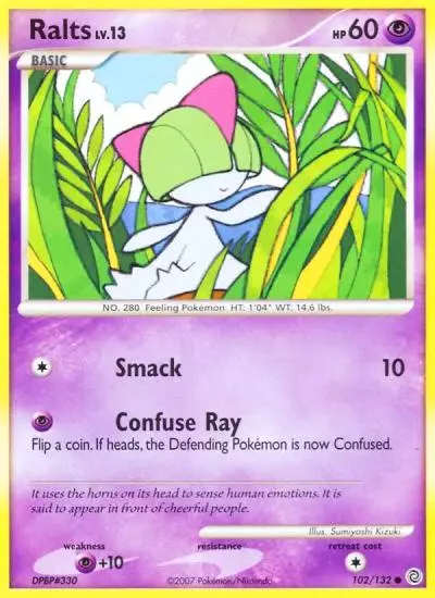 Ralts 102/132 Secret Wonders Pokemon card