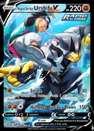Rapid Strike Urshifu V TG20/30 Brilliant Stars Trainer Gallery Pokemon card