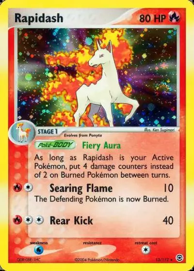 Rapidash 13/112 FireRed & LeafGreen Pokemon card