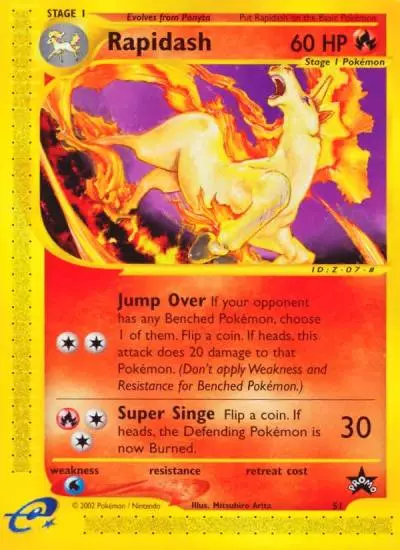 Rapidash 51/53 Wizards Black Star Promos Pokemon card