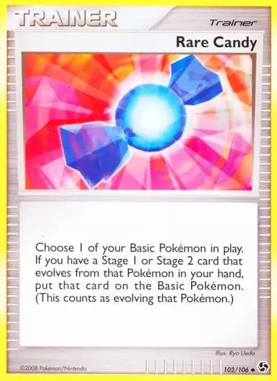 Rare Candy 102/106 Great Encounters Pokemon card