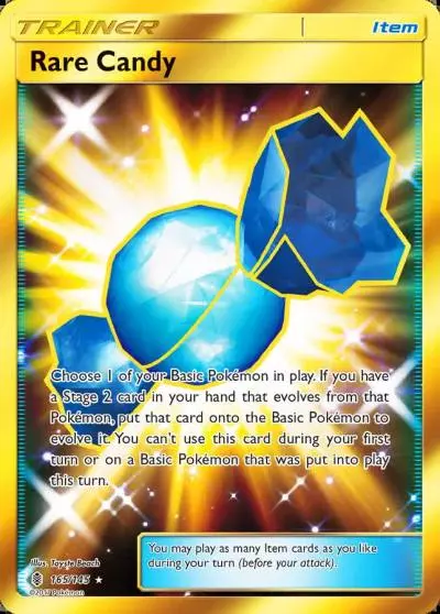 Rare Candy 165/145 Guardians Rising Pokemon card