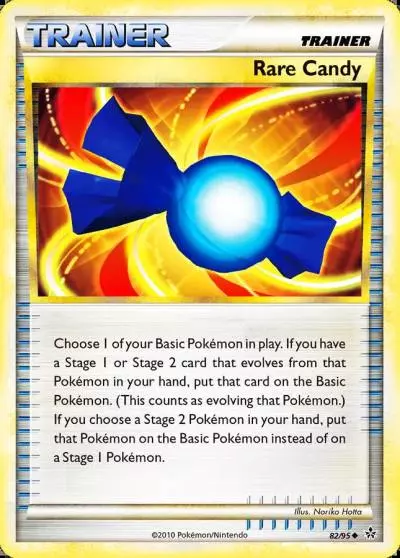 Rare Candy 82/95 HS—Unleashed Pokemon card