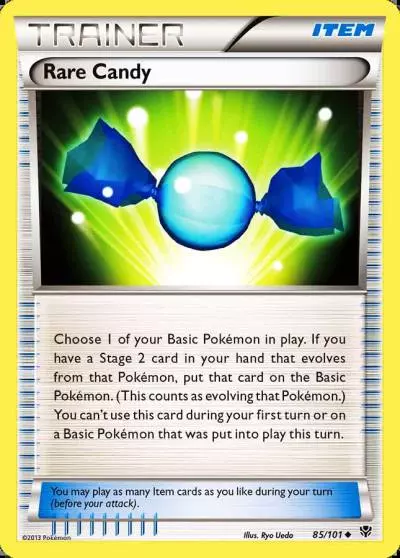Rare Candy 85/101 Plasma Blast Pokemon card