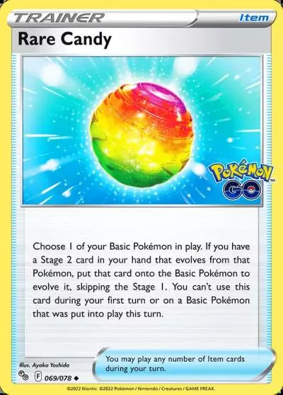 Rare Candy 69/78 Pokémon GO Pokemon card