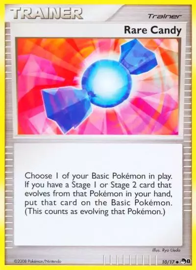 Rare Candy 10/17 POP Series 8 Pokemon card