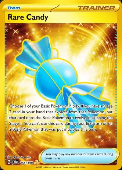 Rare Candy 256/198 Scarlet & Violet Pokemon card