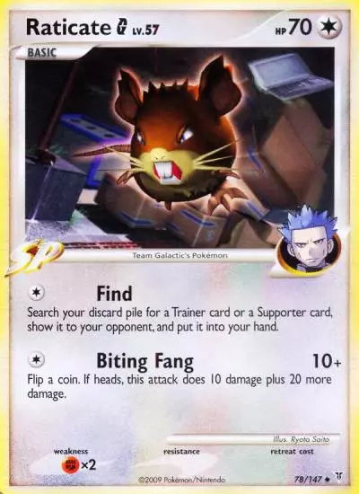 Raticate G 78/147 Supreme Victors Pokemon card