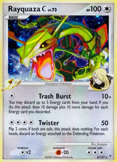 Rayquaza C 8/147 Supreme Victors Pokemon card
