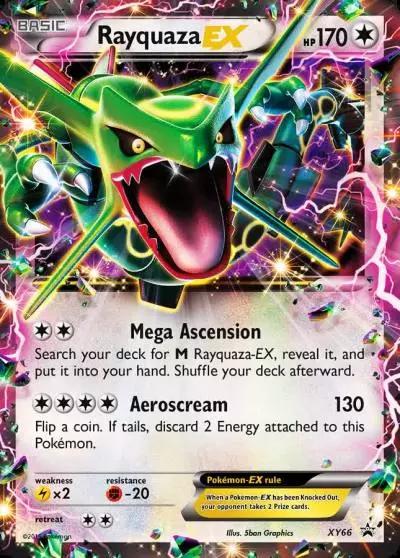 Rayquaza-EX XY66/211 XY Black Star Promos Pokemon card