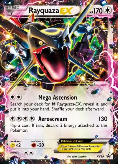 Rayquaza-EX XY69/211 XY Black Star Promos Pokemon card