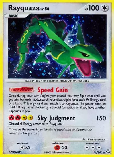 Rayquaza 14/146 Legends Awakened Pokemon card