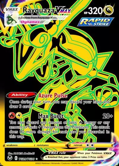 Rayquaza VMAX TG29/30 Silver Tempest Trainer Gallery Pokemon card