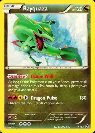 Rayquaza XY64/211 XY Black Star Promos Pokemon card